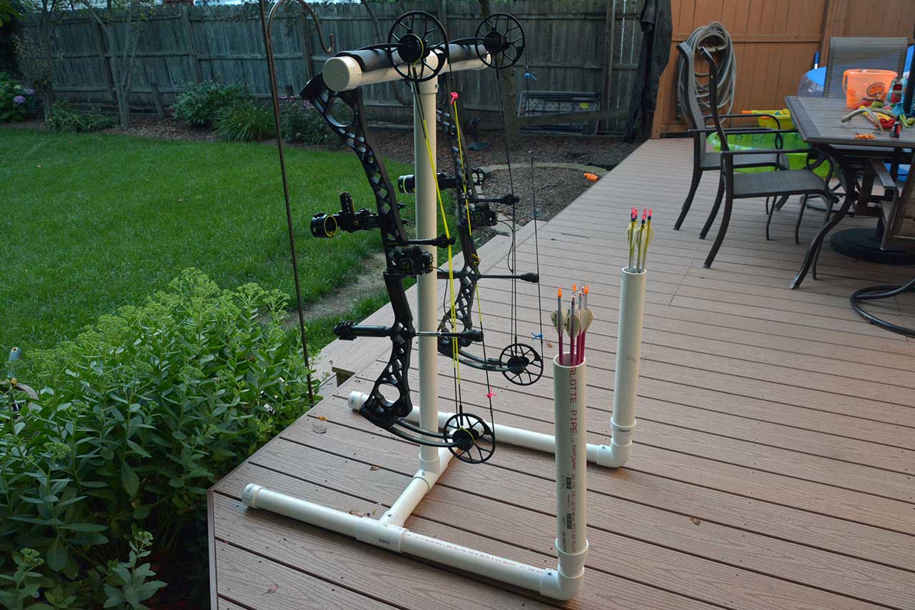 How To Build A PVC Bow & Arrow Stand