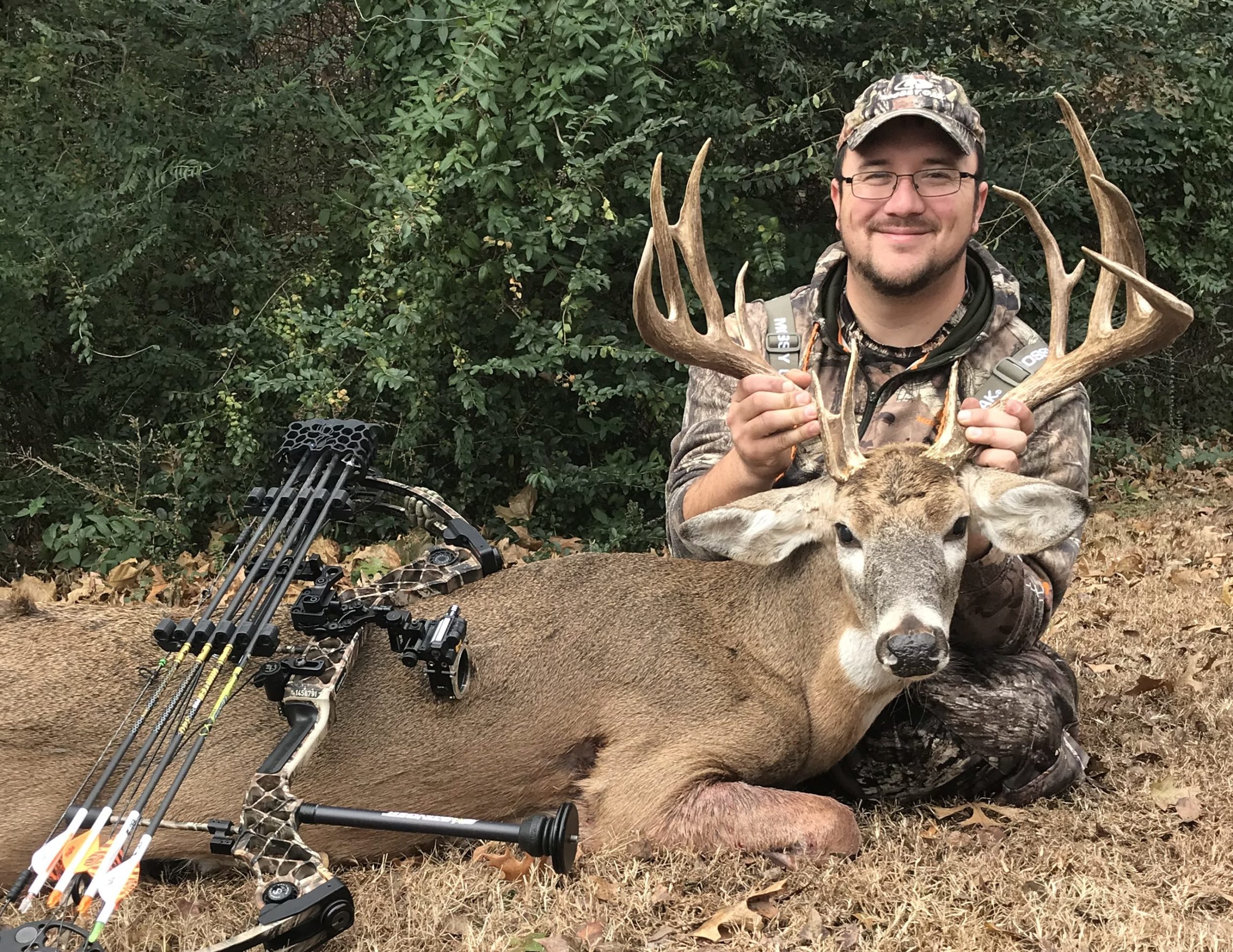 168'' Whitetail deer in Oklahoma by Nathan A McEntire