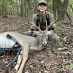 125 4/8 Whitetail Buck 10pt In New Jersey Public Land By Jake Bush (13 Years Old Twin A)