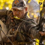 bowhunter at full draw