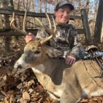 N/a Whitetail Buck First Bow Buck In Coleman, Michigan By Caleb Crivac